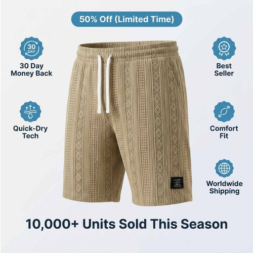 Men’s Everyday Comfort Shorts — Lightweight Fit For Summer Plans