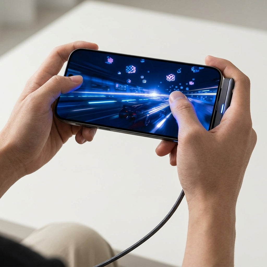 Kabel pro rychlé nabíjení 2 v 1 — Nabíjejte telefon bez jeho držení