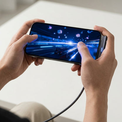 Kabel pro rychlé nabíjení 2 v 1 — Nabíjejte telefon bez jeho držení
