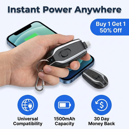 Keychain Mini Power Bank — Emergency Charging Without Bulky Cables