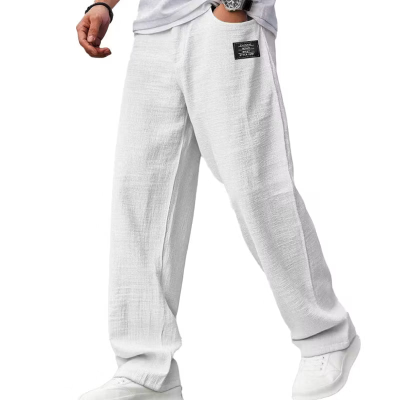 Breathable Straight-Leg Trousers For Men