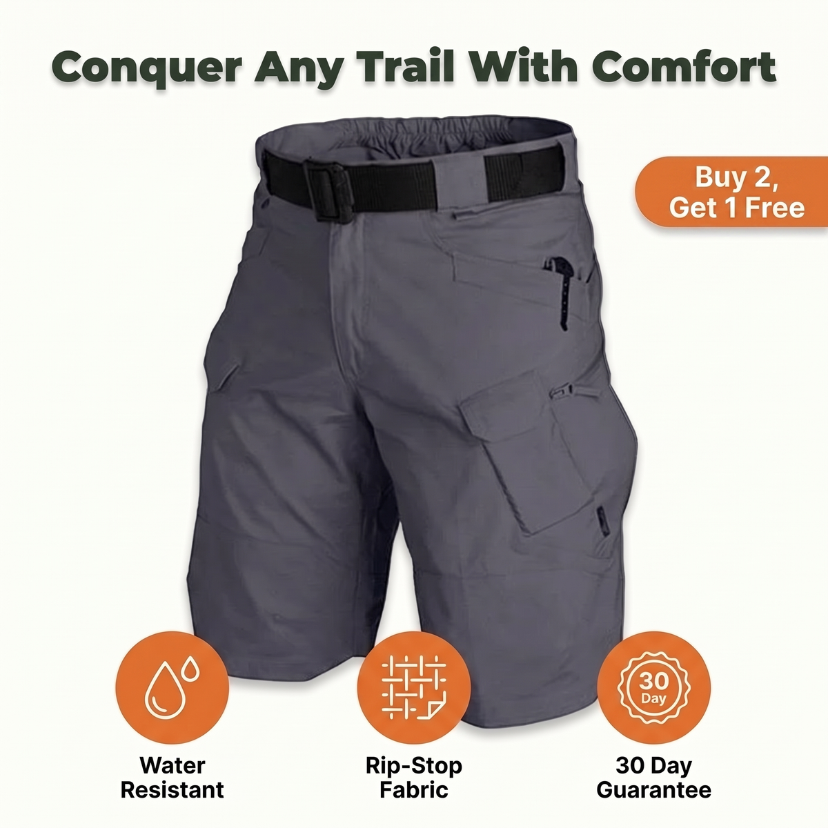Shorts cargo da esterno — praticità resistente senza shorts rigidi e pesanti