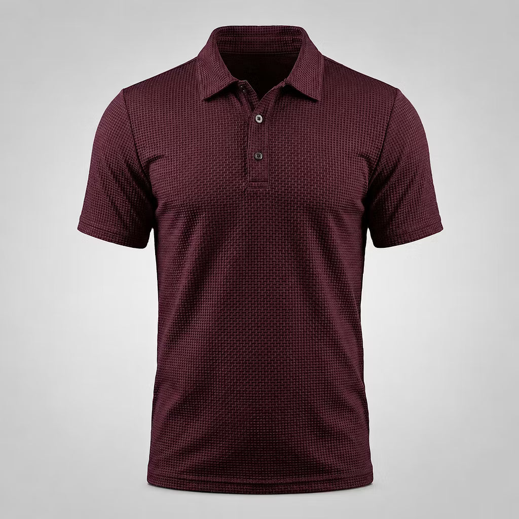 Men’s Textured Comfort Polo