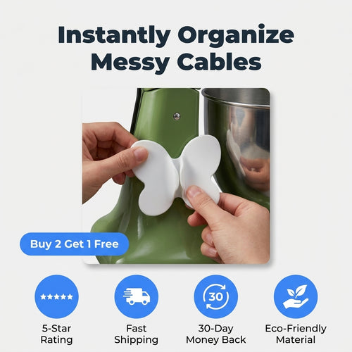 Silicone Cable Organizer — Keep Cords Neat Without Drilling Or Desk Clutter